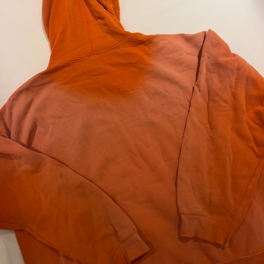 Athletic Works Orange Hoodie Athletic Dept 05 Pullover Sweatshirt Large - Picture 10 of 11